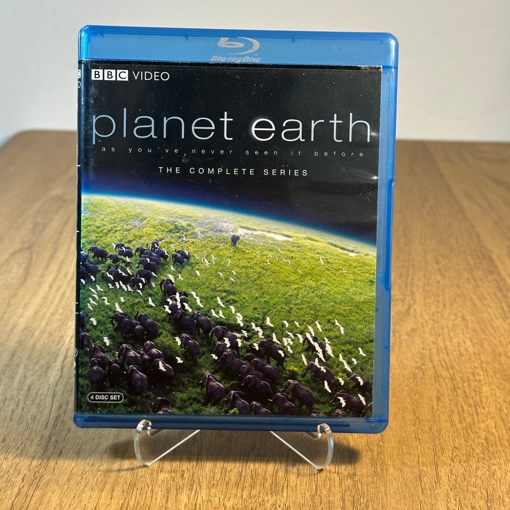BBC Planet Earth The Complete Series Blu-ray 4-Disc Set Excellent Documentary